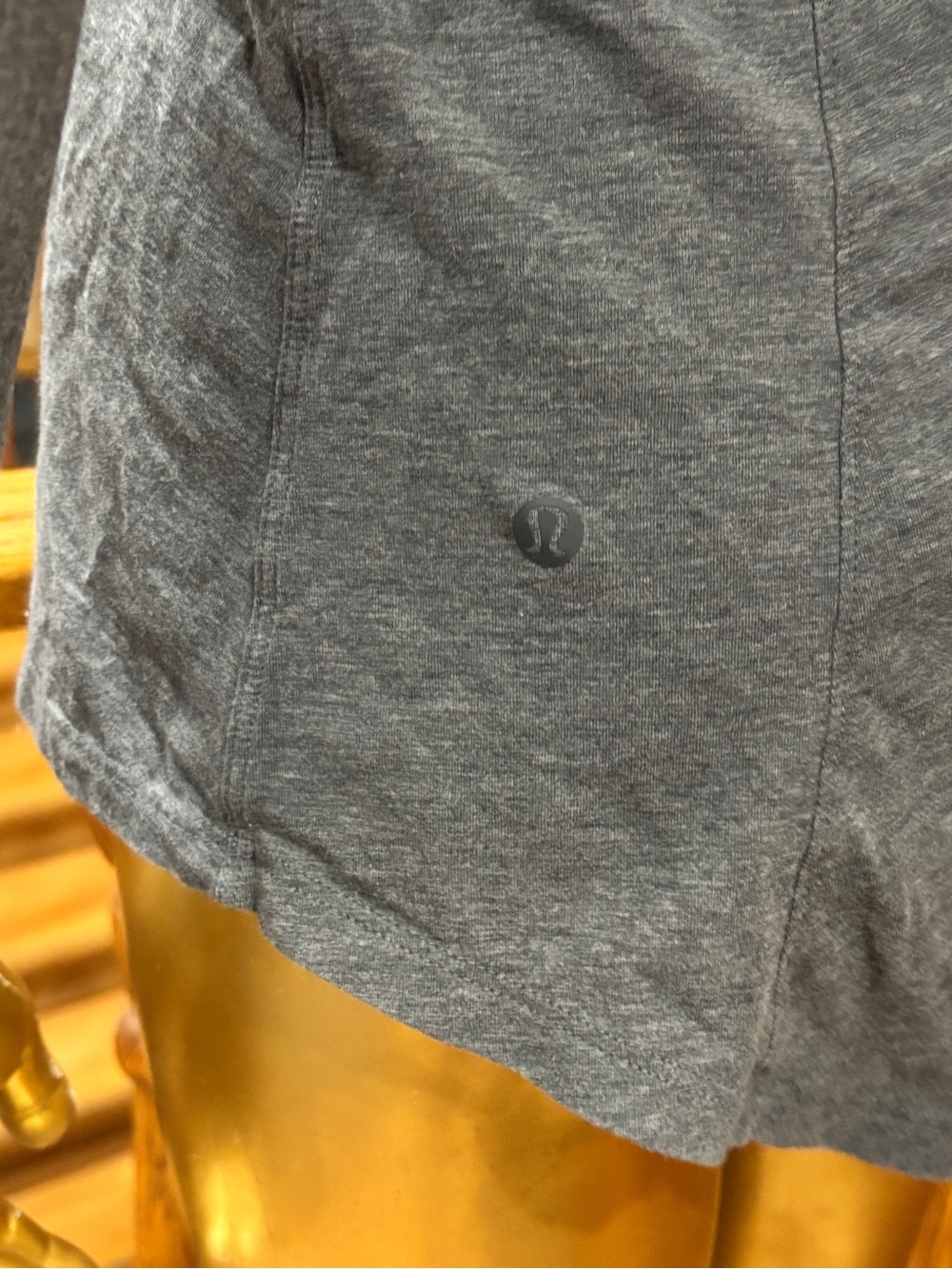 lululemon athletica Heather Gray Long-Sleeve Swing Crew Top - Picture 4 of 7